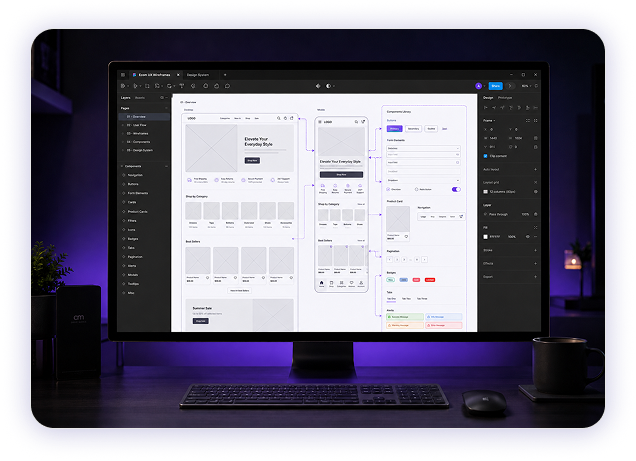 Wireframe-creation-and-UXUI-design