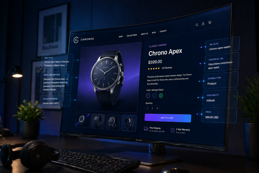 Product page design and optimization 