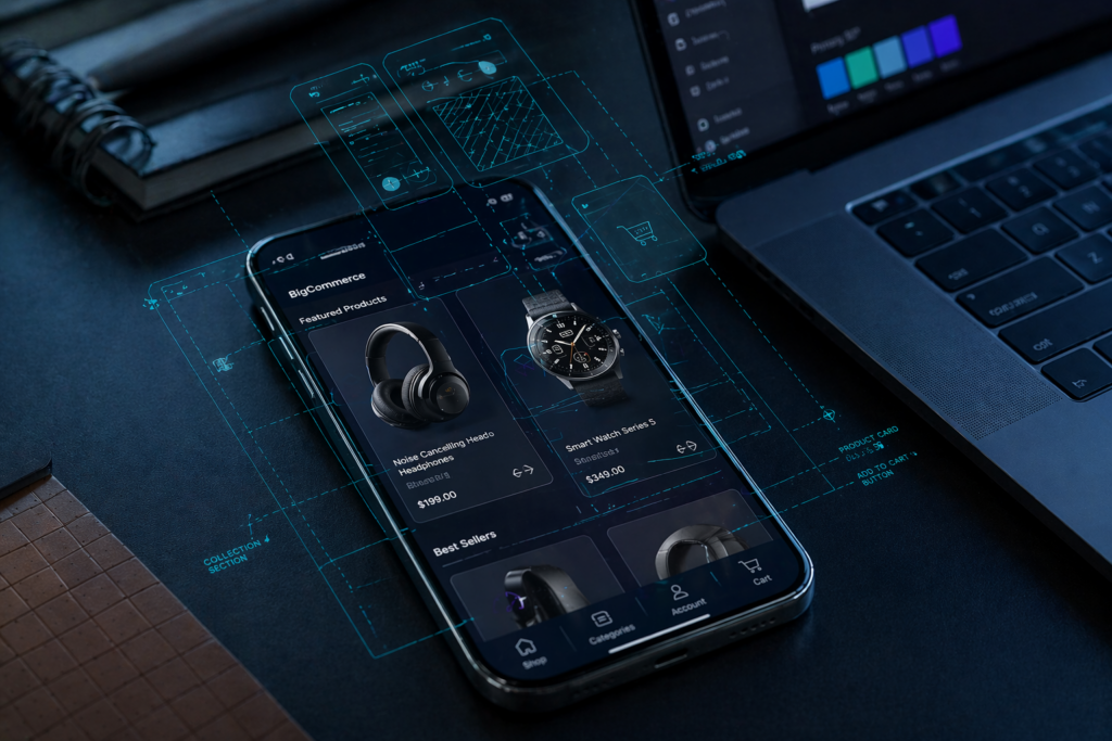 BigCommerce store design and prototyping 