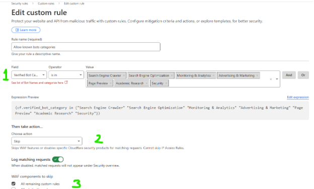 configuring-security-rule- to-block-bots-on-shopify