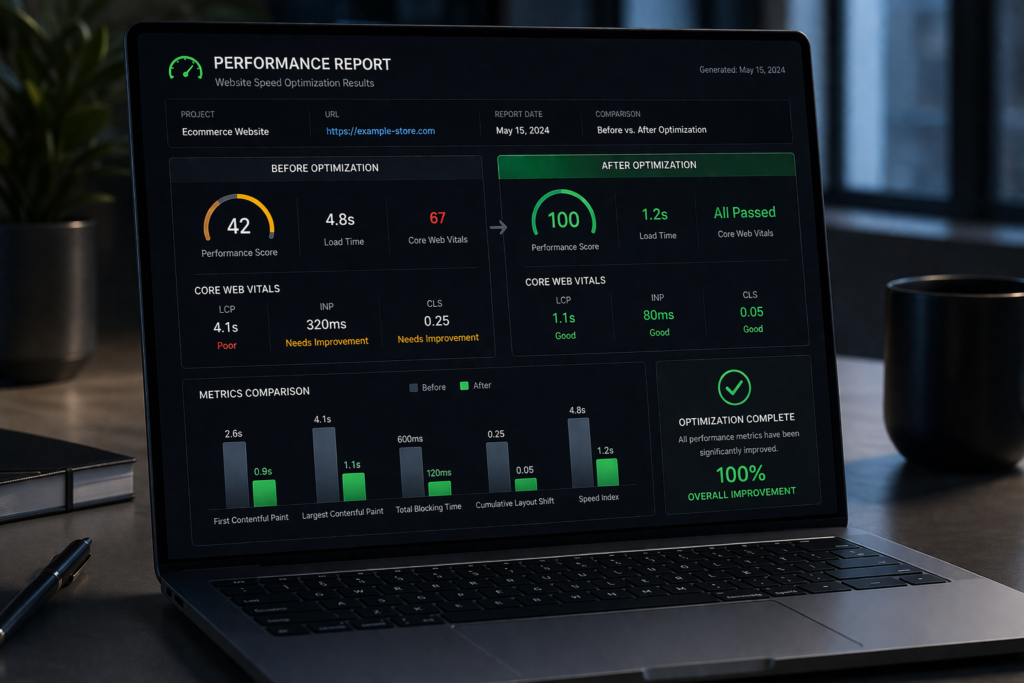 Performance reporting and next steps 