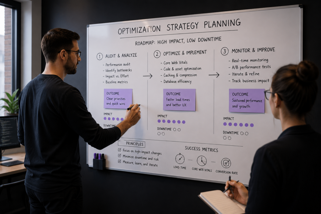 Optimization strategy planning