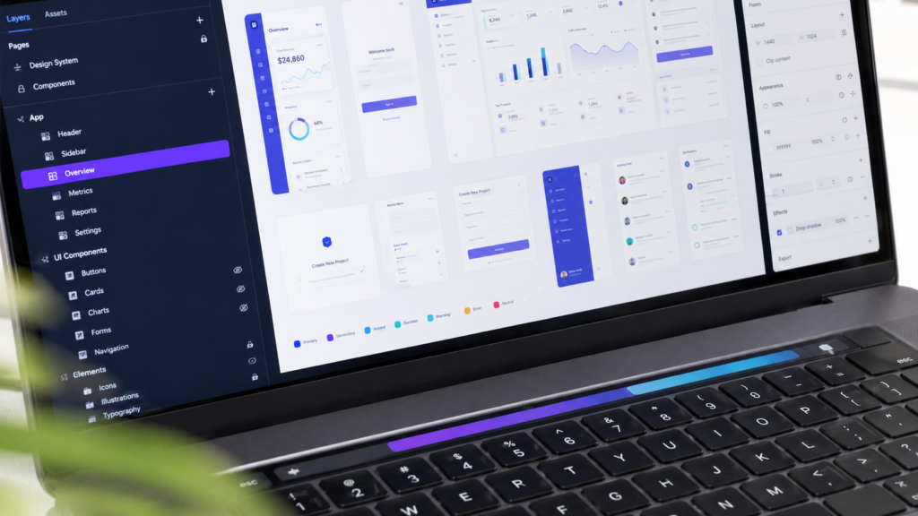 Custom theme design and UI development